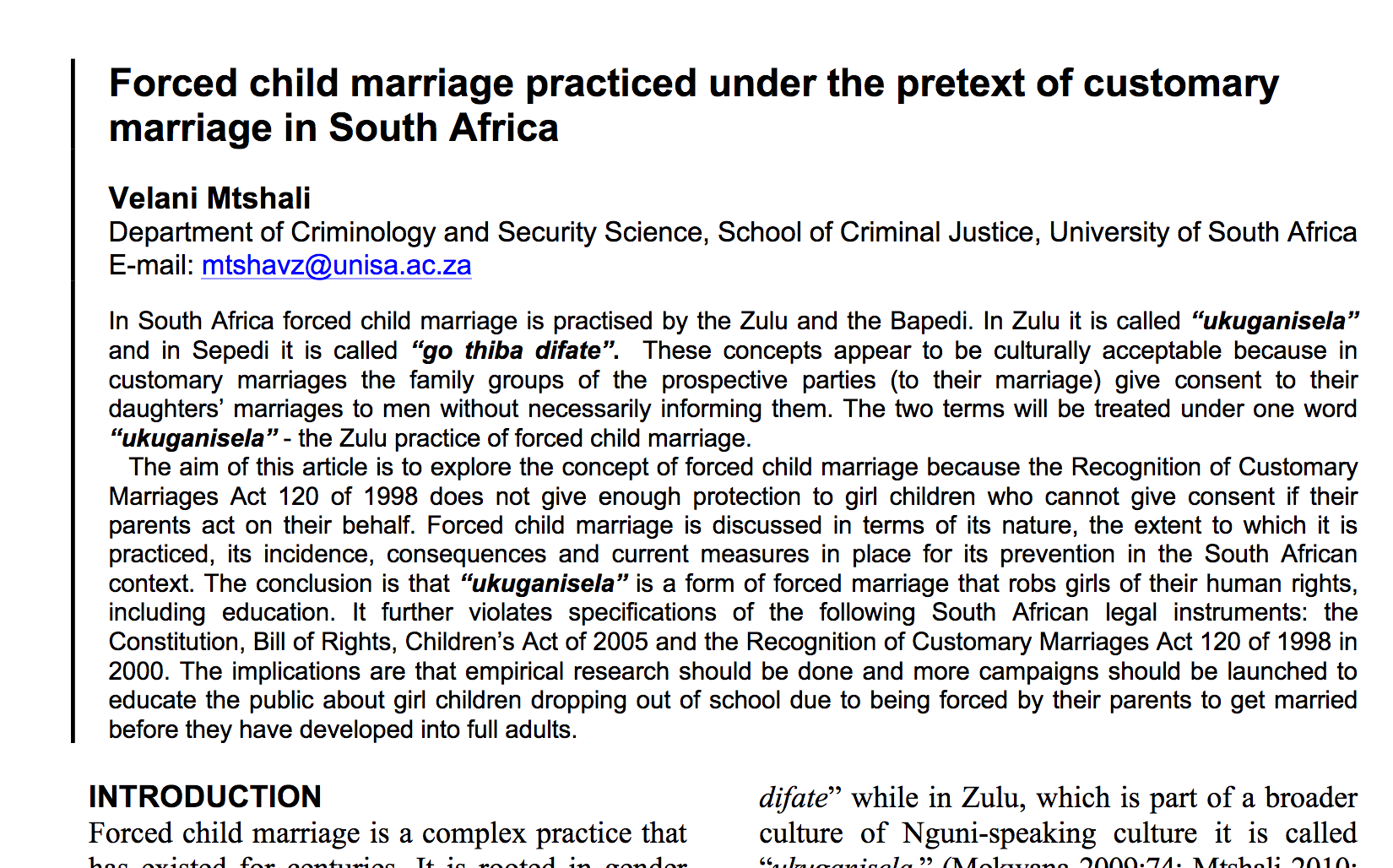 Forced Child Marriage Practiced Under The Pretext Of Customary Marriage forced-child-marriage-practiced-under-the-pretext-of-customary-marriage