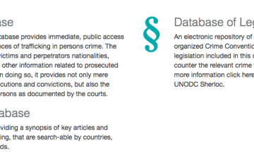 UNODC Human Trafficking Knowledge Portal