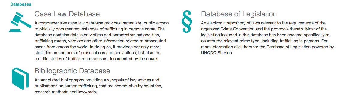 UNODC Human Trafficking Knowledge Portal