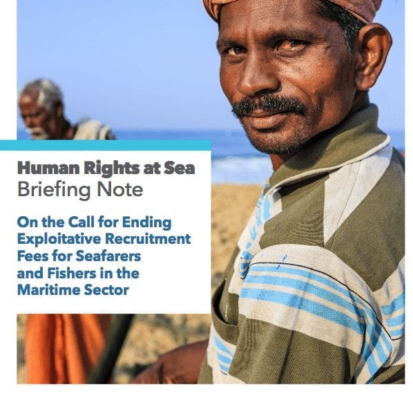 Ending Exploitative Recruitment Fees for Seafarers and Fishers in the Maritime Sector