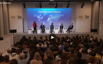 World Economic Forum Panel on Ending Modern Slavery