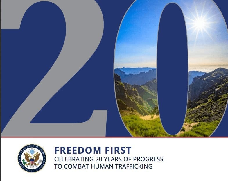 Celebrating 20 Years Of Progress To Combat Human Trafficking