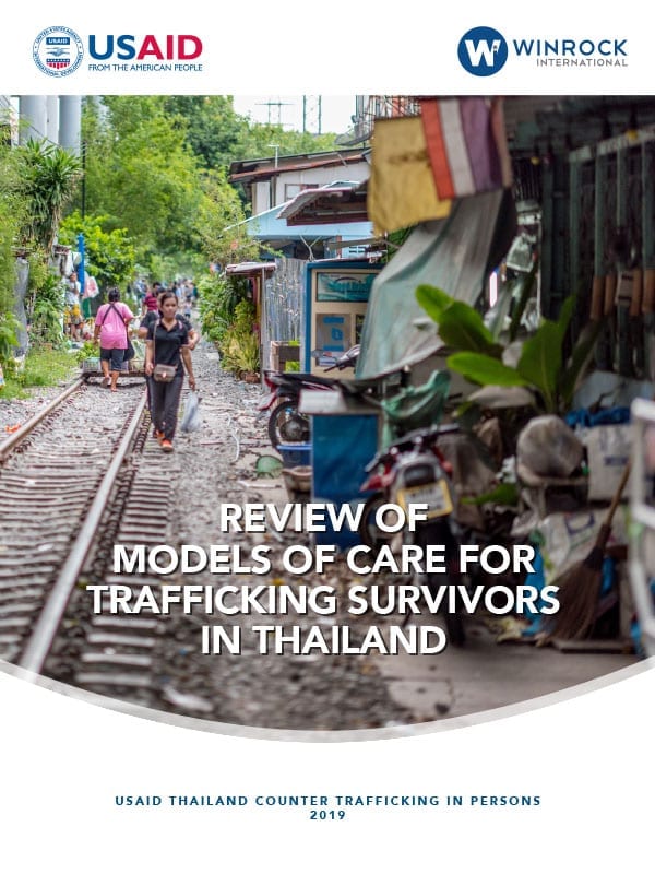 Models of Care for Trafficking Survivors in Thailand