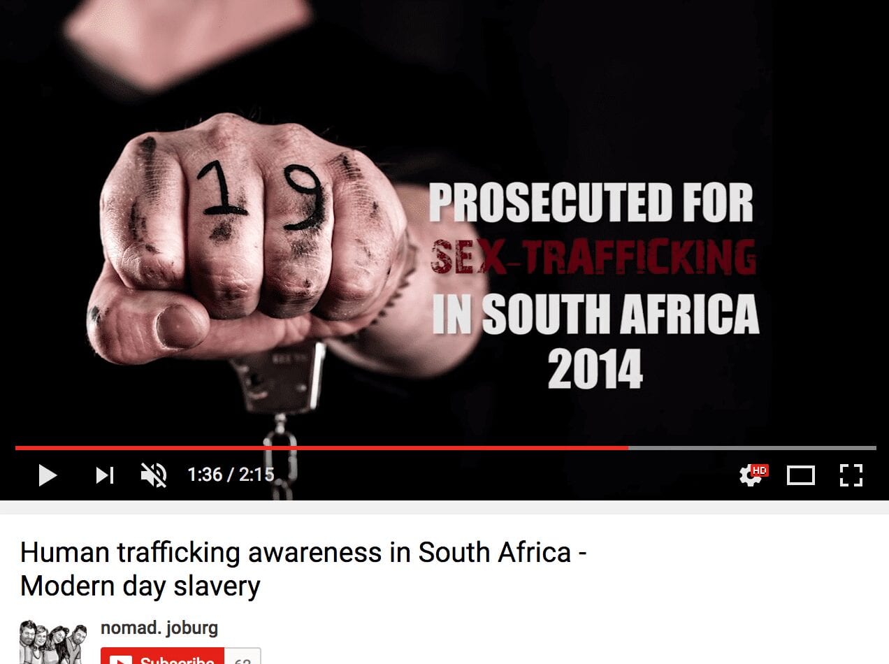 Human Trafficking Awareness in South Africa – video