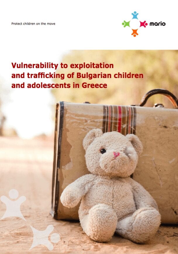 Vulnerability to exploitation and trafficking of Bulgarian children and adolescents in Greece. A case study of street based survival strategies in Thessaloniki
