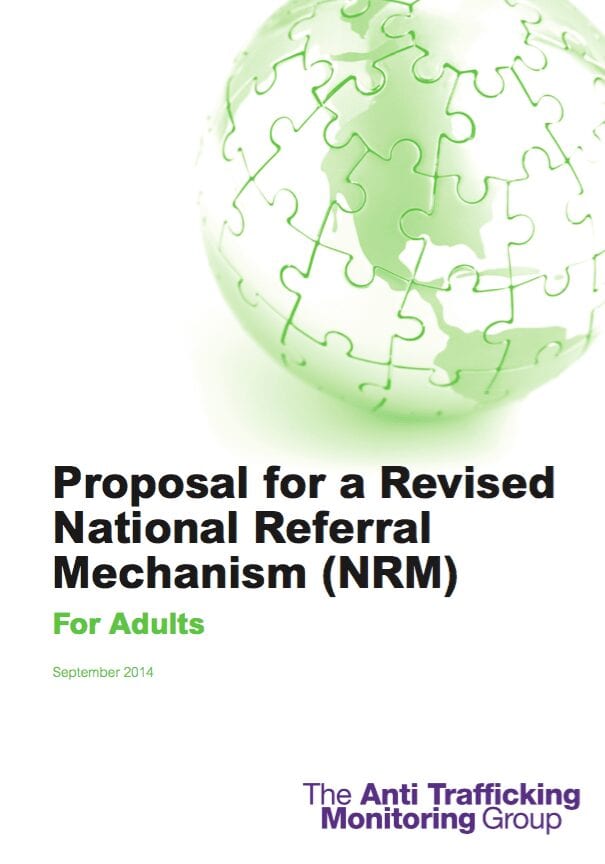 Proposal for a Revised National Referral Mechanism (NRM) for Adults