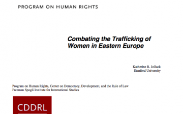 Combating the Trafficking of Women in Eastern Europe