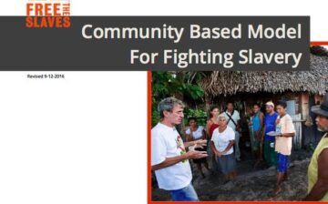 Community Based Model for Fighting Slavery