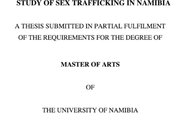 Study of sex trafficking in Namibia
