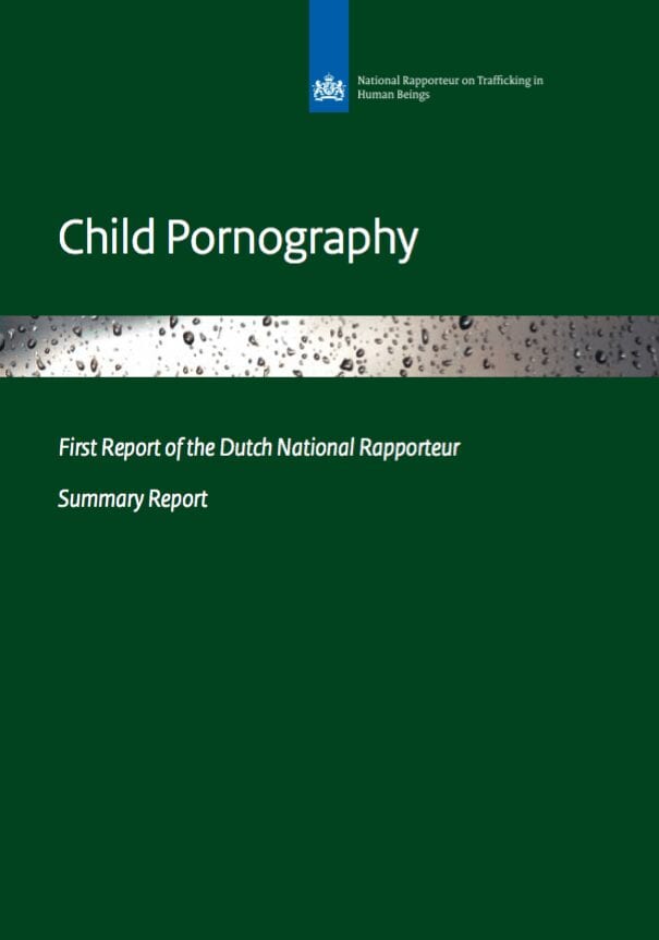 Tackling child abuse material: Summary Report of the First Report on Child Pornography