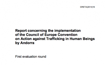 Report concerning the implementation of the Council of Europe Convention on Action against Trafficking in Human Beings by Andorra