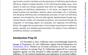 The Trafficking-Technology Nexus