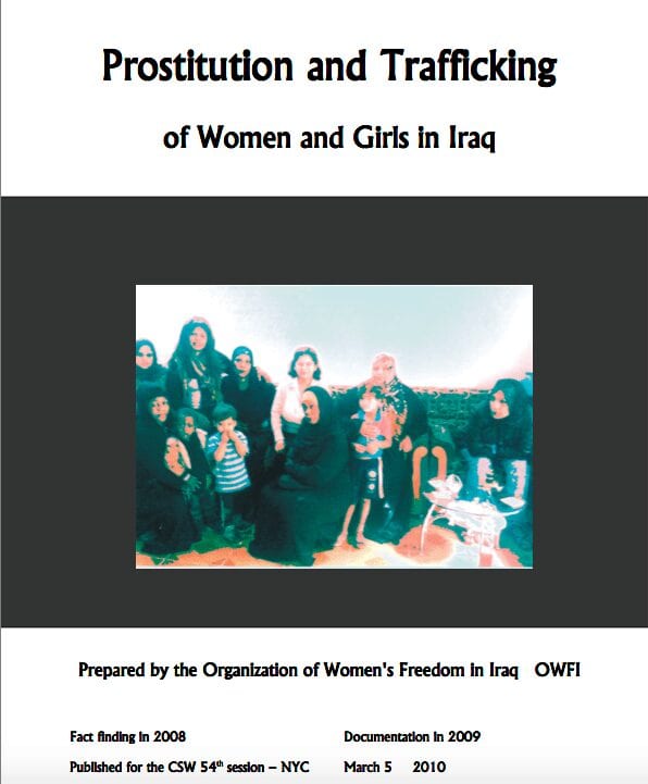 Prostitution and Trafficking of Women and Girls in Iraq