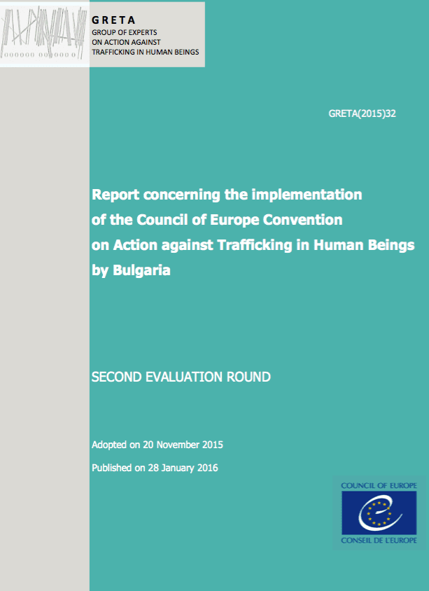Report concerning the implementation of the Council of Europe Convention on Action against Trafficking in Human Beings by Bulgaria