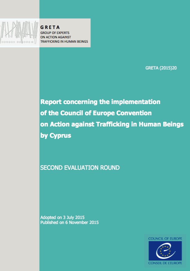 Report concerning the implementation of the Council of Europe Convention on Action against Trafficking in Human Beings by Cyprus
