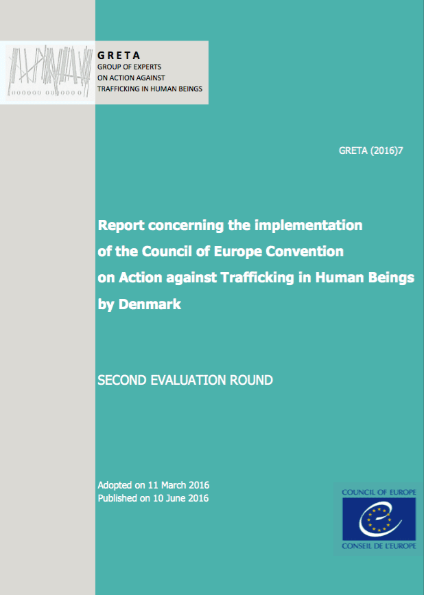 Report concerning the implementation of the Council of Europe Convention on Action against Trafficking in Human Beings by Denmark