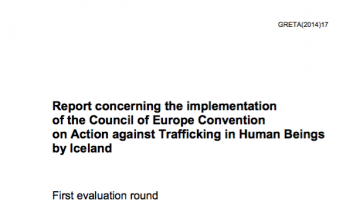 Report concerning the implementation of the Council of Europe Convention on Action against Trafficking in Human Beings by Iceland