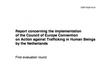 Report concerning the implementation of the Council of Europe Convention on Action against Trafficking in Human Beings by the Netherlands
