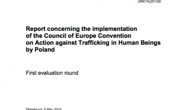 Report concerning the implementation of the Council of Europe Convention on Action against Trafficking in Human Beings by Poland