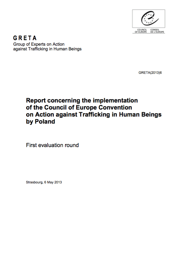 Report concerning the implementation of the Council of Europe Convention on Action against Trafficking in Human Beings by Poland