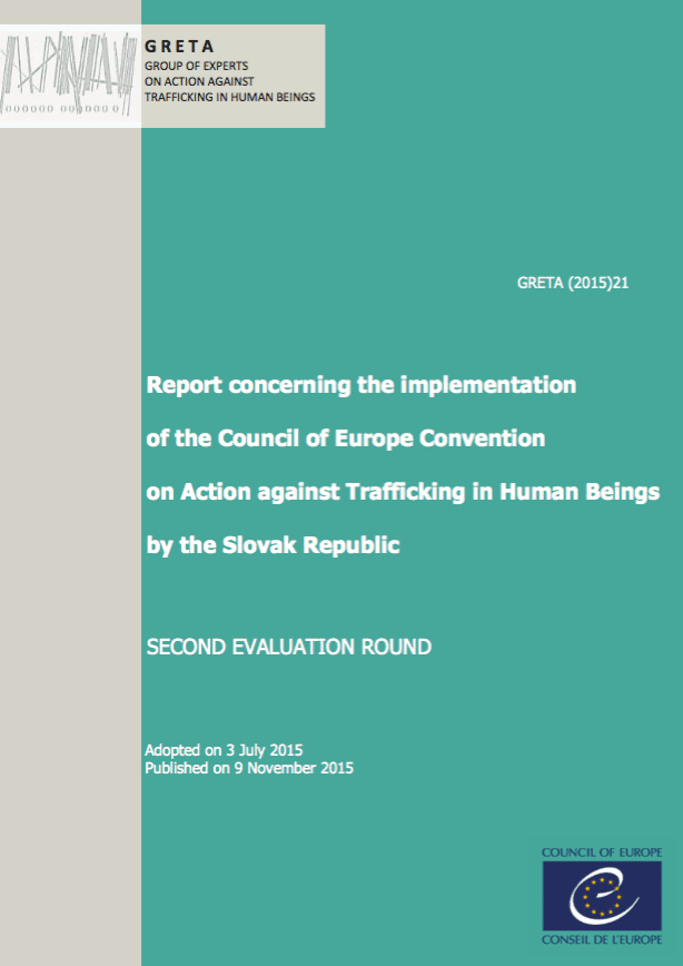 Report concerning the implementation of the Council of Europe Convention on Action against Trafficking in Human Beings by the Slovak Republic
