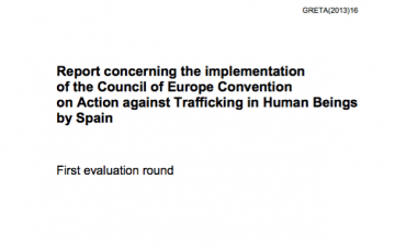 Report concerning the implementation of the Council of Europe Convention on Action against Trafficking in Human Beings by Spain