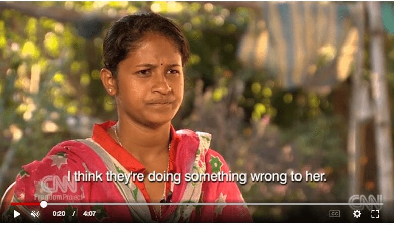 Watch police raid human traffickers in India