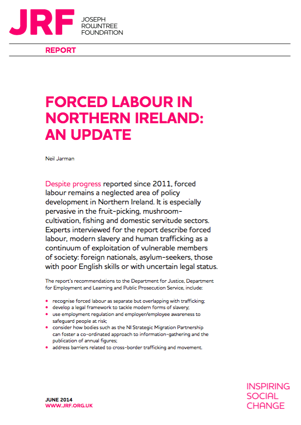 Forced Labour in Northern Ireland: An Update