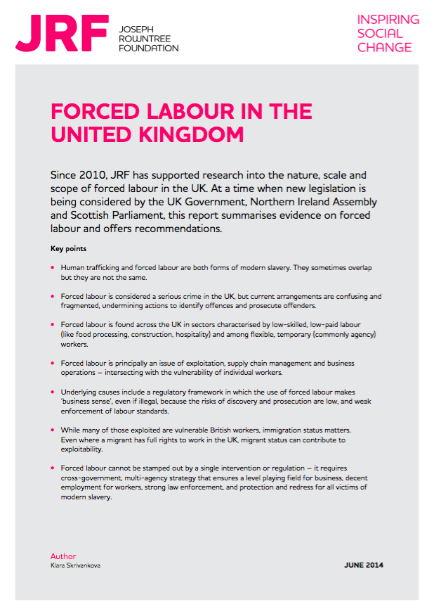 Forced Labour in the United Kingdom