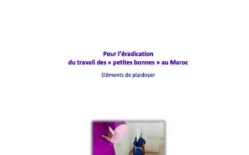 Pour l’Éradication du Travail des « petites bonnes » au Maroc