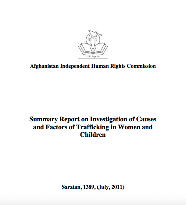 Summary Report on Investigation of Causes and Factors of Trafficking in Women and Children