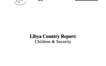 Libya Country Report: Children and Security