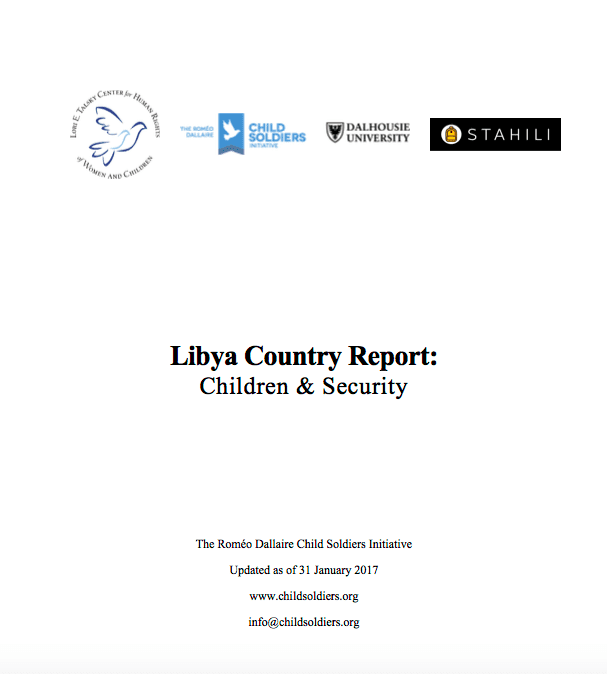 Libya Country Report: Children and Security