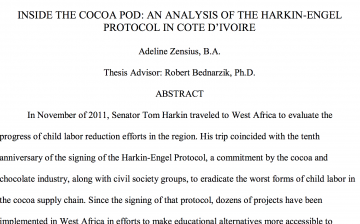Inside the cocoa pod: an analysis of the Harkin-Engel protocol in Côte d’Ivoire