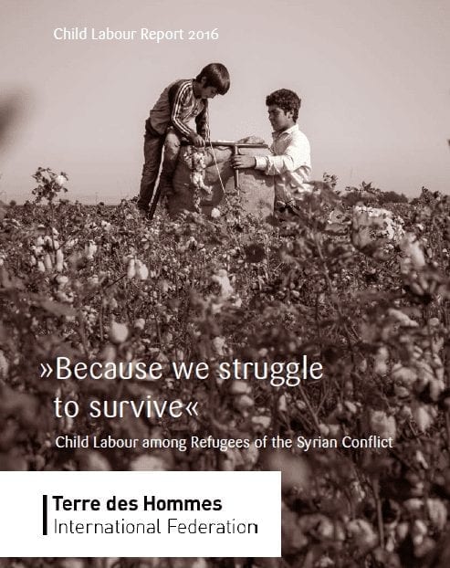 “Because We Struggle to Survive:” Child Labour among Refugees of the Syrian Conflict