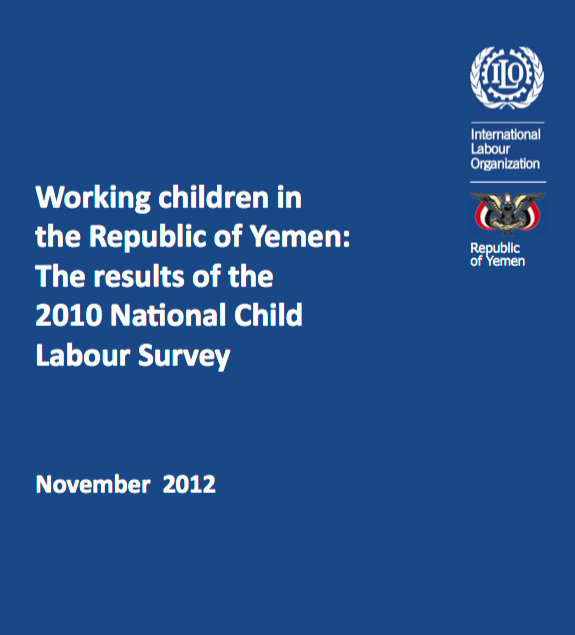 Working Children in the Republic of Yemen: The Results of the 2010 National Child Labour Survey