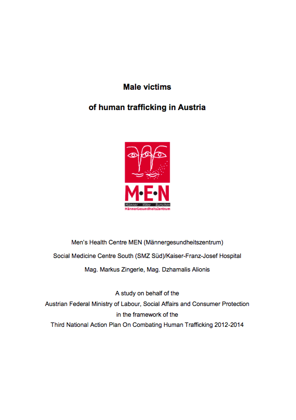 Male victims of human trafficking in Austria