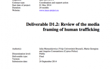 Review of the media framing of human trafficking