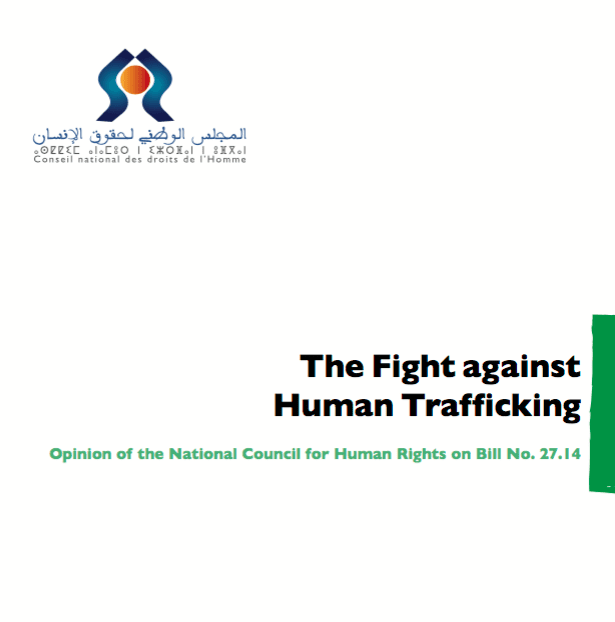 The Fight Against Human Trafficking: Opinion of the National Council for Human Rights on Bill No. 27.14