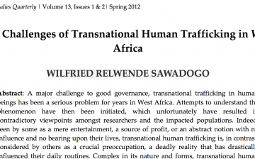 The Challenges of Transnational Human Trafficking in West Africa