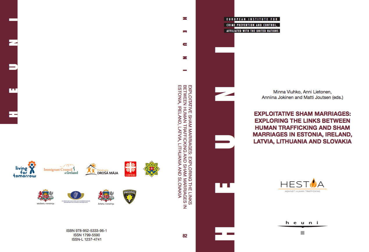 Links Between the Involvement of Estonian Women in Sham Marriages Abroad and Trafficking in Human Beings