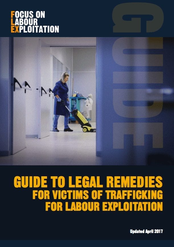 Guide to Legal Remedies for Victims of Trafficking for Labour Exploitation