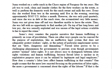 Forced Labor in Latin America: Case Studies of Bolivia, Chile and Peru
