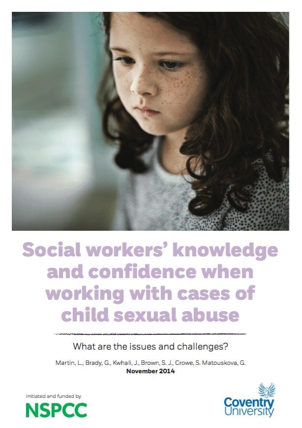 Social workers’ knowledge and confidence when working with cases of child sexual abuse: what are the issues and challenges?