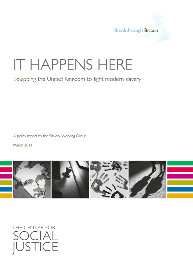 It happens here: equipping the United Kingdom to fight modern slavery