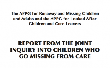 Report from the joint inquiry into children who go missing from care