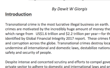 Organ Trafficking and Migrants from Africa