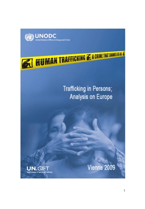 Trafficking in Persons; Analysis on Europe