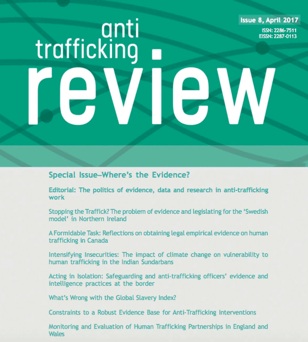 Anti-Trafficking Review Special Issue: Where’s the Evidence?