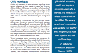 Child Marriage in Turkey (Overview)